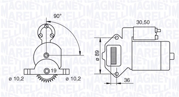 MAGNETI MARELLI 063187051010 Μίζα for FORD