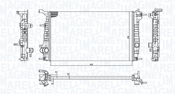 MAGNETI MARELLI 350213199200 Radiatore, Raffreddamento motore