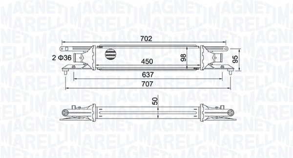 MAGNETI MARELLI 351319204090 Intercooler