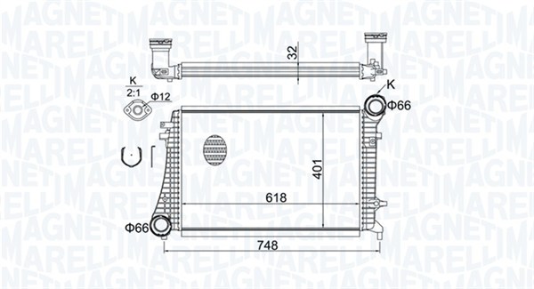 MAGNETI MARELLI 351319204240 Intercooler