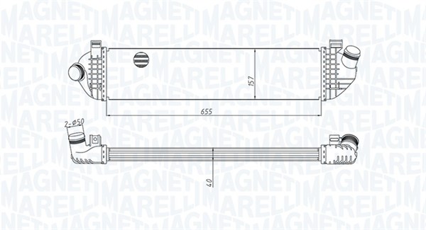 MAGNETI MARELLI 351319204370 Intercooler-Intercooler-Ricambi Euro