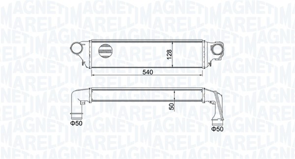 MAGNETI MARELLI 351319204500 Intercooler-Intercooler-Ricambi Euro