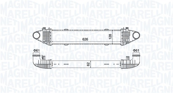 MAGNETI MARELLI 351319204520 Intercooler-Intercooler-Ricambi Euro