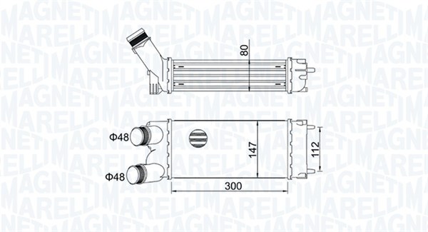 MAGNETI MARELLI 351319204700 Intercooler-Intercooler-Ricambi Euro