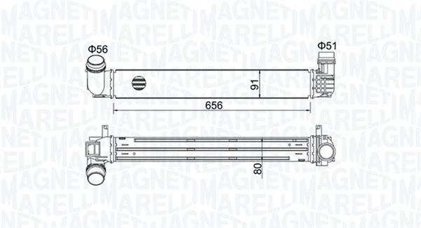 MAGNETI MARELLI 351319204730 Intercooler