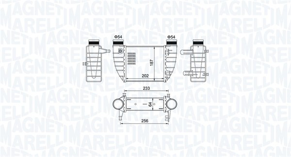 MAGNETI MARELLI 351319204850 Intercooler