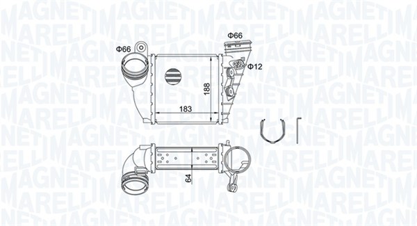 MAGNETI MARELLI 351319204870 Intercooler