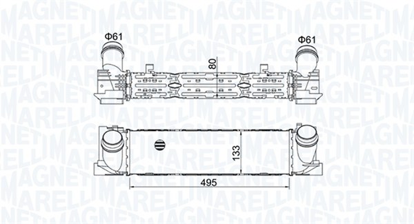 MAGNETI MARELLI 351319204900 Intercooler