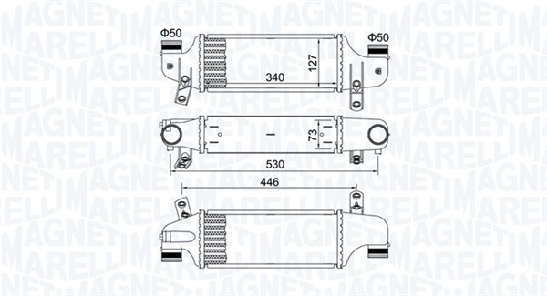 MAGNETI MARELLI 351319204930 Intercooler-Intercooler-Ricambi Euro