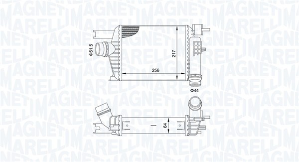 MAGNETI MARELLI 351319205160 Intercooler-Intercooler-Ricambi Euro