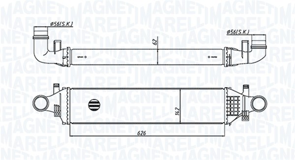 MAGNETI MARELLI 351319205400 Intercooler