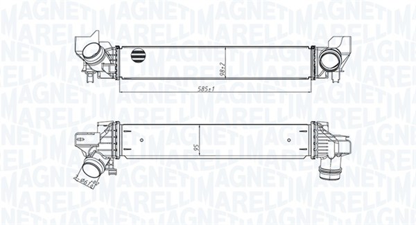 MAGNETI MARELLI 351319205450 Intercooler-Intercooler-Ricambi Euro