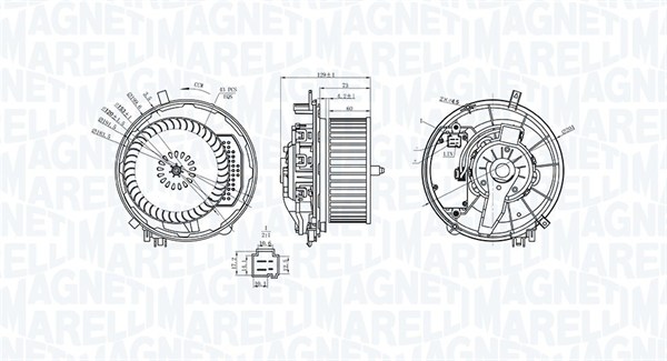 MAGNETI MARELLI 069412245010 Ventilatore abitacolo