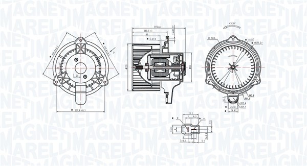 MAGNETI MARELLI 069412340010 Ventilatore abitacolo