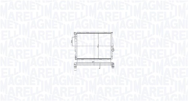 MAGNETI MARELLI 350213211700 Radiator, engine cooling