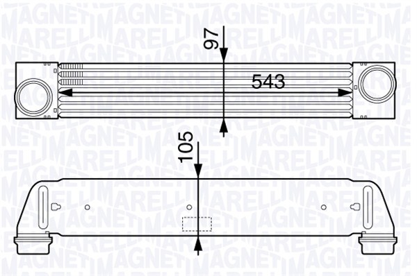 MAGNETI MARELLI 351319202370 Intercooler-Intercooler-Ricambi Euro