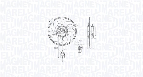 MAGNETI MARELLI 069422860010 Fan, engine cooling