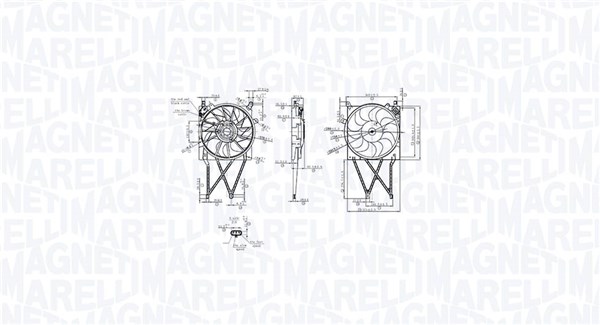 MAGNETI MARELLI 069422862010 Fan, engine cooling