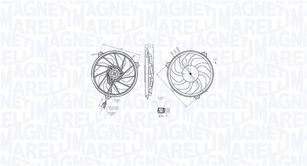 MAGNETI MARELLI 069422865010 Fan, engine cooling