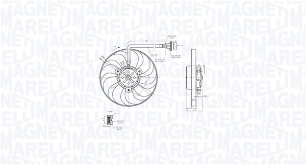 MAGNETI MARELLI 069422876010 Fan, engine cooling