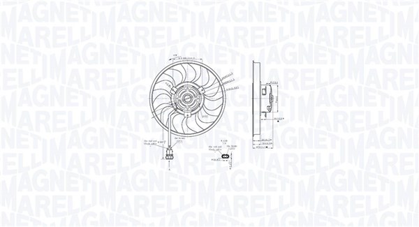 MAGNETI MARELLI 069422888010 Fan, engine cooling