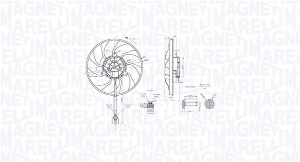 MAGNETI MARELLI 069422890010 Fan, engine cooling