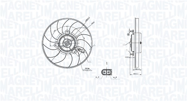 MAGNETI MARELLI 069422909010 Fan, engine cooling