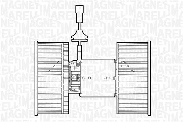 MAGNETI MARELLI 069412534010 Ventilatore abitacolo-Ventilatore abitacolo-Ricambi Euro