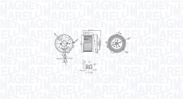 MAGNETI MARELLI 069412766010 Vnútorný ventilátor