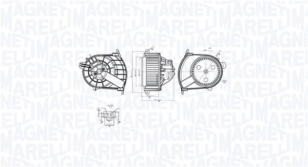 MAGNETI MARELLI 069412767010 Vnútorný ventilátor