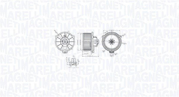 MAGNETI MARELLI 069412768010 Vnútorný ventilátor