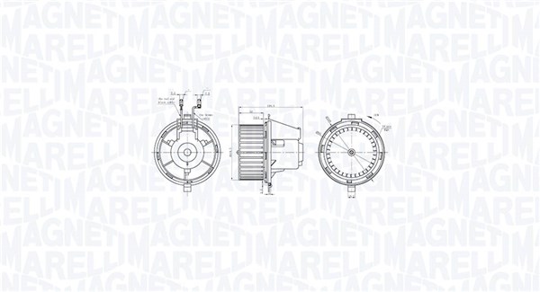 MAGNETI MARELLI 069412770010 Vnútorný ventilátor