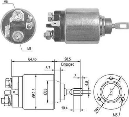 MAGNETI MARELLI 940113050013 Elettromagnete, Motore d'avviamento