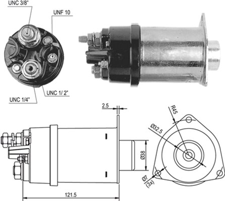 MAGNETI MARELLI 940113050029 Elettromagnete, Motore d'avviamento