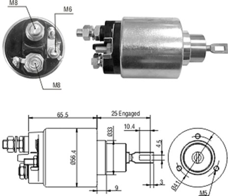 MAGNETI MARELLI 940113050052 Elettromagnete, Motore d'avviamento-Elettromagnete, Motore d'avviamento-Ricambi Euro