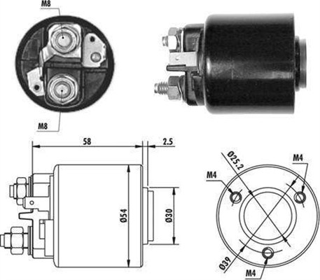 MAGNETI MARELLI 940113050060 Elettromagnete, Motore d'avviamento