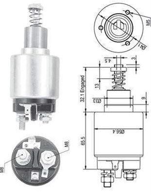 MAGNETI MARELLI 940113050129 Elettromagnete, Motore d'avviamento-Elettromagnete, Motore d'avviamento-Ricambi Euro