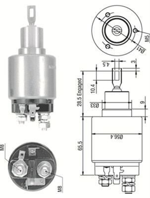 MAGNETI MARELLI 940113050270 Elettromagnete, Motore d'avviamento