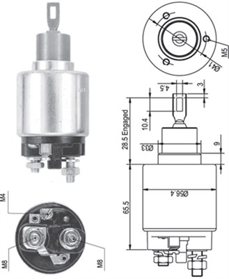 MAGNETI MARELLI 940113050328 Elettromagnete, Motore d'avviamento-Elettromagnete, Motore d'avviamento-Ricambi Euro