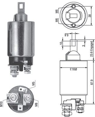 MAGNETI MARELLI 940113050331 Elettromagnete, Motore d'avviamento