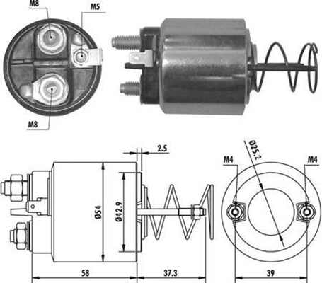 MAGNETI MARELLI 940113050371 Elettromagnete, Motore d'avviamento-Elettromagnete, Motore d'avviamento-Ricambi Euro