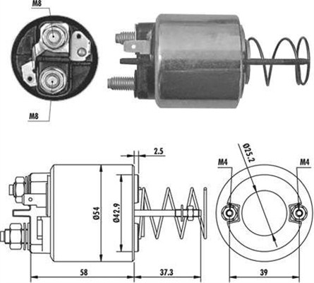 MAGNETI MARELLI 940113050386 Elettromagnete, Motore d'avviamento-Elettromagnete, Motore d'avviamento-Ricambi Euro