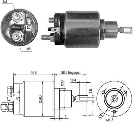 MAGNETI MARELLI 940113050419 Elettromagnete, Motore d'avviamento