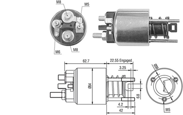 MAGNETI MARELLI 940113050423 Elettromagnete, Motore d'avviamento-Elettromagnete, Motore d'avviamento-Ricambi Euro