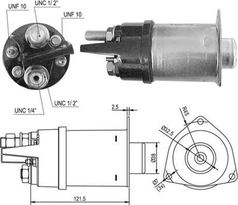 MAGNETI MARELLI 940113050426 Elettromagnete, Motore d'avviamento