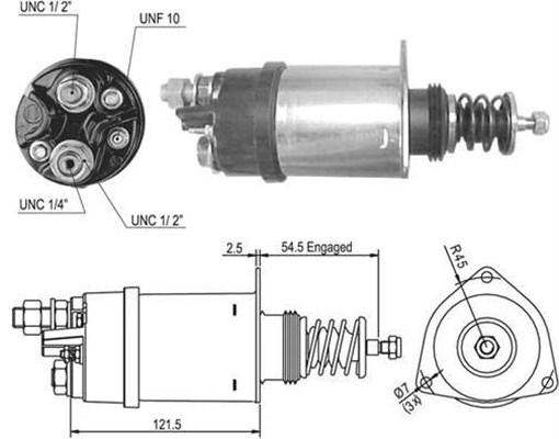 MAGNETI MARELLI 940113050506 Elettromagnete, Motore d'avviamento-Elettromagnete, Motore d'avviamento-Ricambi Euro