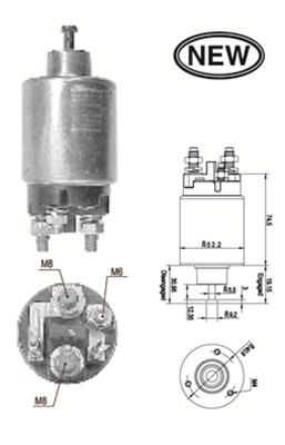 MAGNETI MARELLI 940113050548 Elettromagnete, Motore d'avviamento-Elettromagnete, Motore d'avviamento-Ricambi Euro