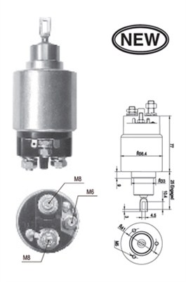 MAGNETI MARELLI 940113050549 Elettromagnete, Motore d'avviamento