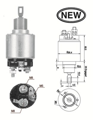 MAGNETI MARELLI 940113050557 Elettromagnete, Motore d'avviamento