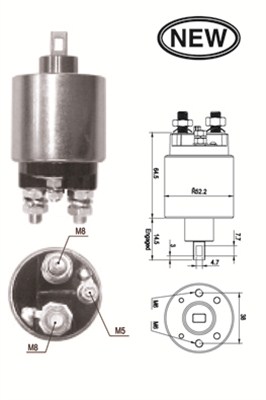 MAGNETI MARELLI 940113050560 Elettromagnete, Motore d'avviamento